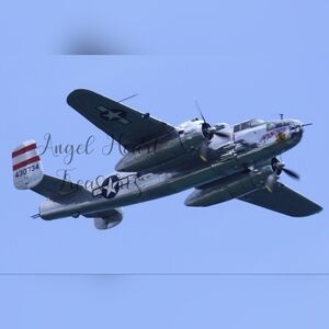 8x12 Original Photography Of B-25 Mitchell Bomber WWII Legendary Aircraft Print